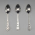 【On Hold】1916 British Antique Pure Silver Tea Spoon Set of 3 Total 55g Walker&Hall